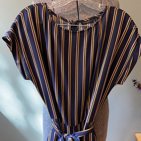 Halogen Striped Jumpsuit - Picture 3 of 14